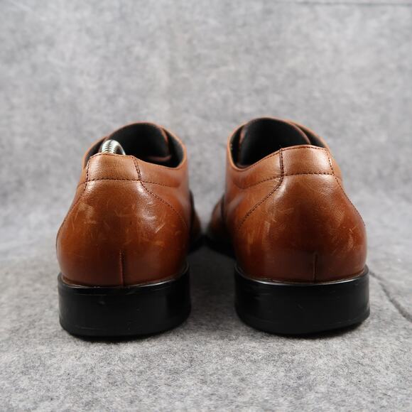 Stacy Adams Shoes Mens 10.5 Oxford Dress Cap Toe Leather Brown Formal Business main image 8